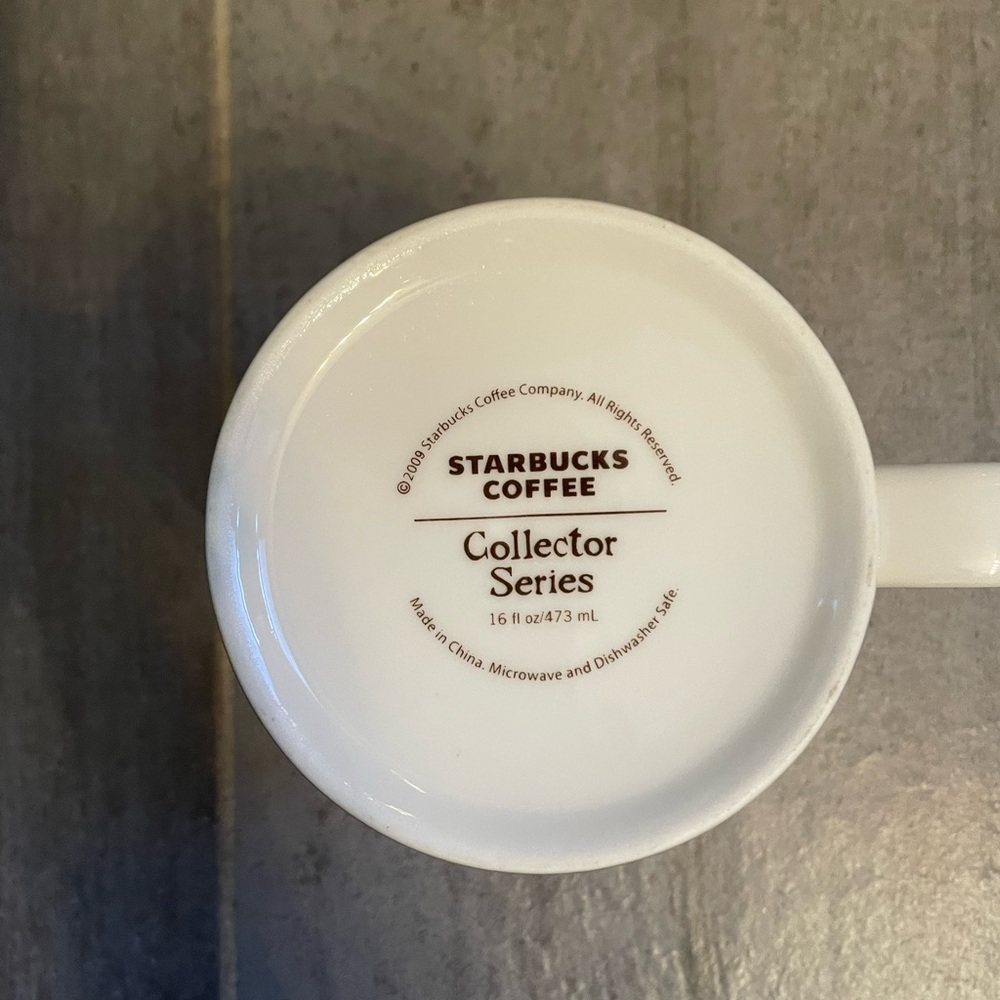 Starbucks Puerto Rico Ceramic Collectors Mug - White & Green - Picture 5 of 5
